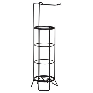 Black Toilet Roll Holder and Storer | Linnea