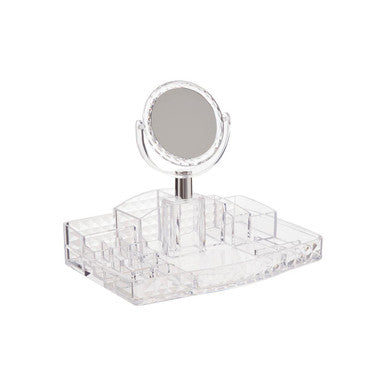 Beauty Cosmetic Organiser With A Mirror