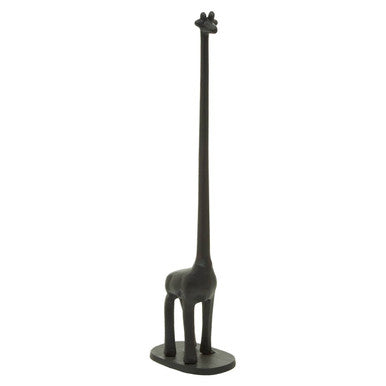 Black Giraffe Toilet Roll Holder | Fauna