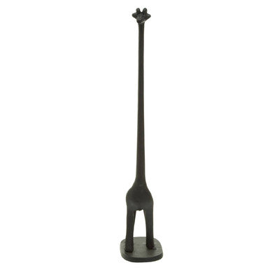 Black Giraffe Toilet Roll Holder | Fauna
