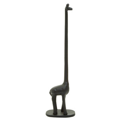 Black Giraffe Toilet Roll Holder | Fauna