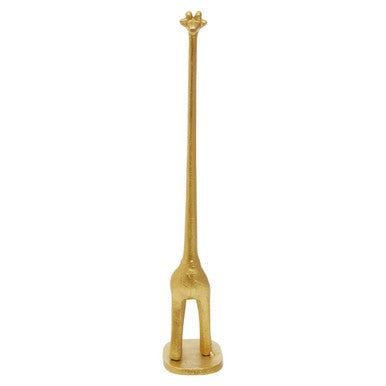 Gold Finish Giraffe Toilet Roll Holder | Fauna