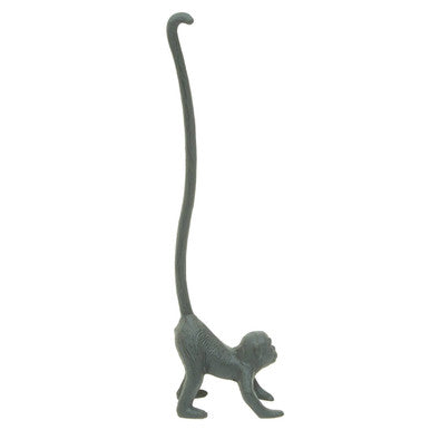 Grey Finish Monkey Toilet Roll Holder | Fauna