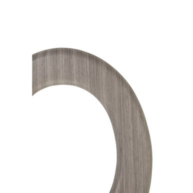 Brooks Grey Wood Toilet Seat