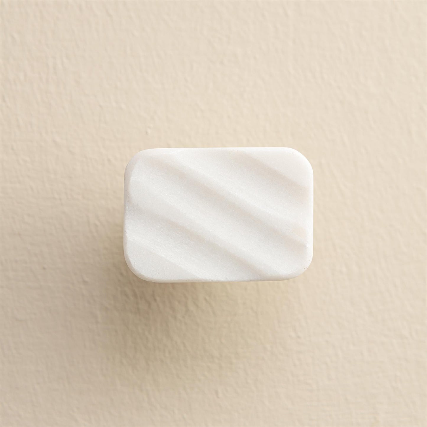 Eesha White Marble Rectangle Drawer Knobs