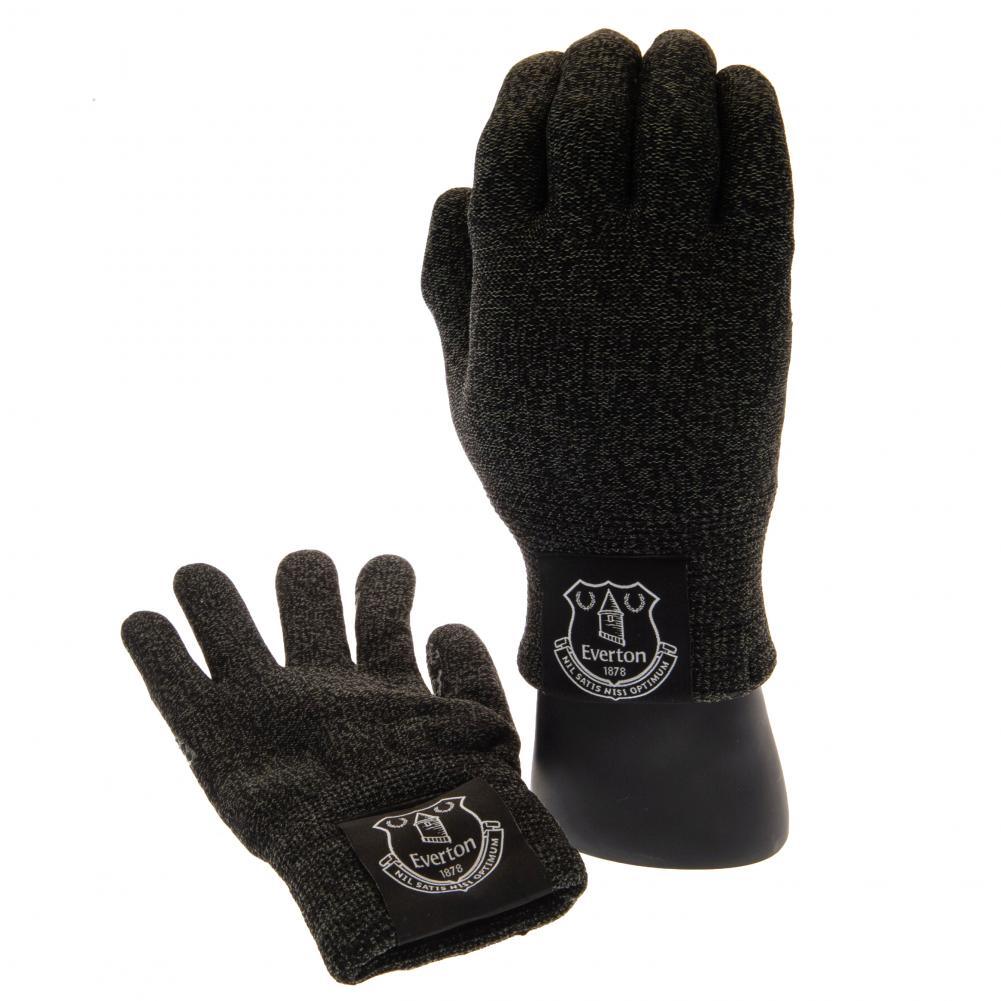 Everton FC Touchscreen Gloves Youths Black