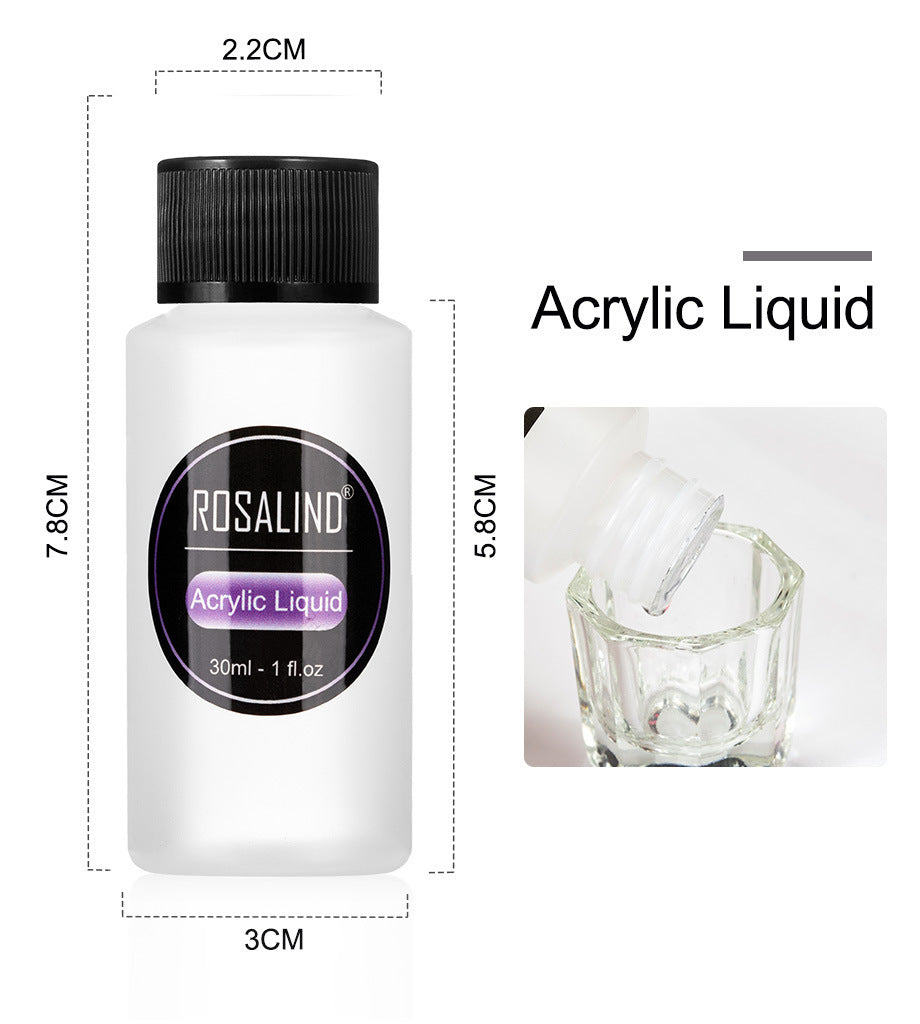 Professional Acrylic Nail Kit - Complete System with Powder, Liquid & Tools for Salon-Quality Manicure