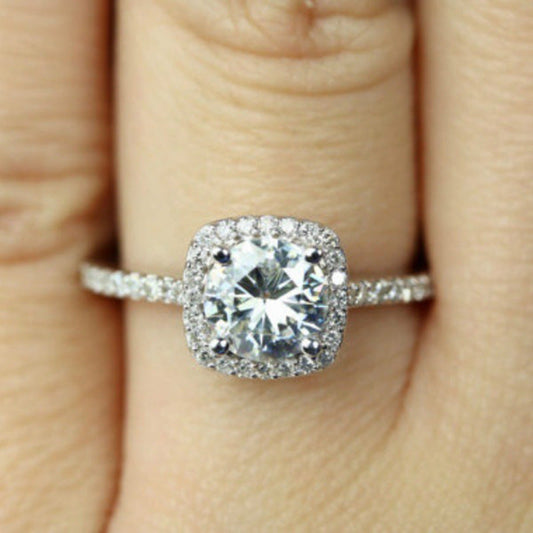 Cross-Border European And American Valentine'S Day Gift Jewelry Fashion Engagement Ring