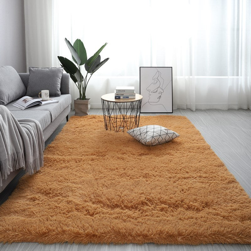 Nordic Fluffy Rugs For Living Room, Large Size Plush Anti-slip Soft Carpet