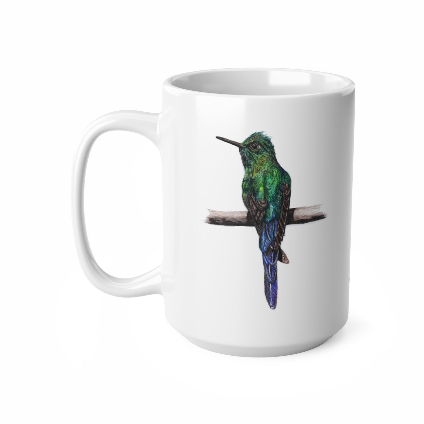 Hummingbird Mug – Wildlife Illustration