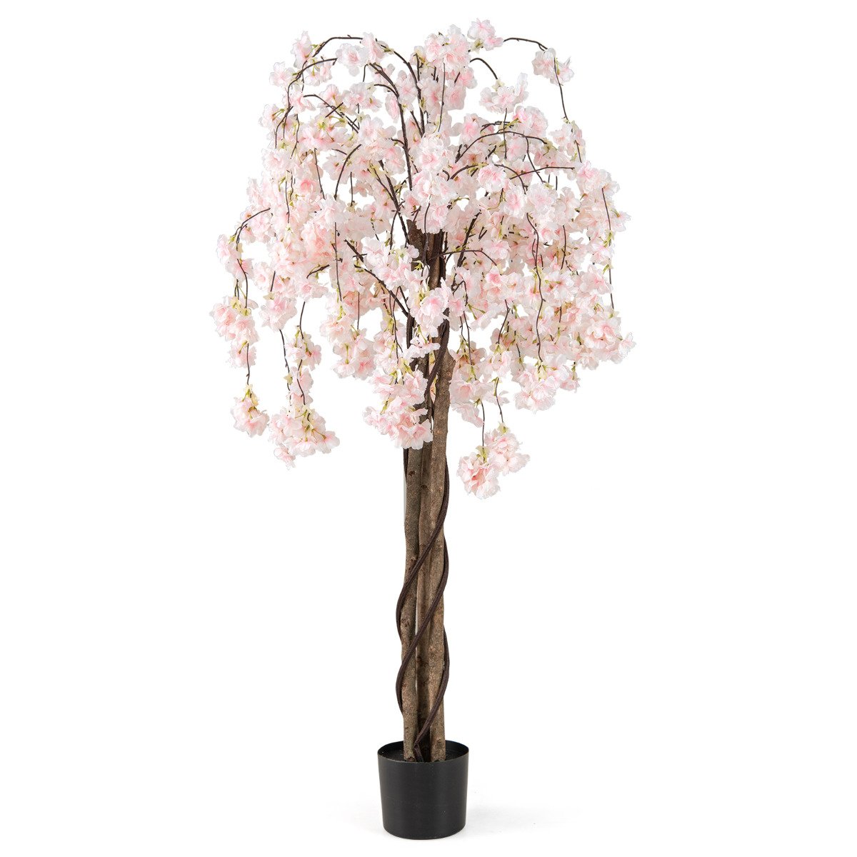 163CM Tall Artificial Cherry Blossom Tree with Flowers-Pink