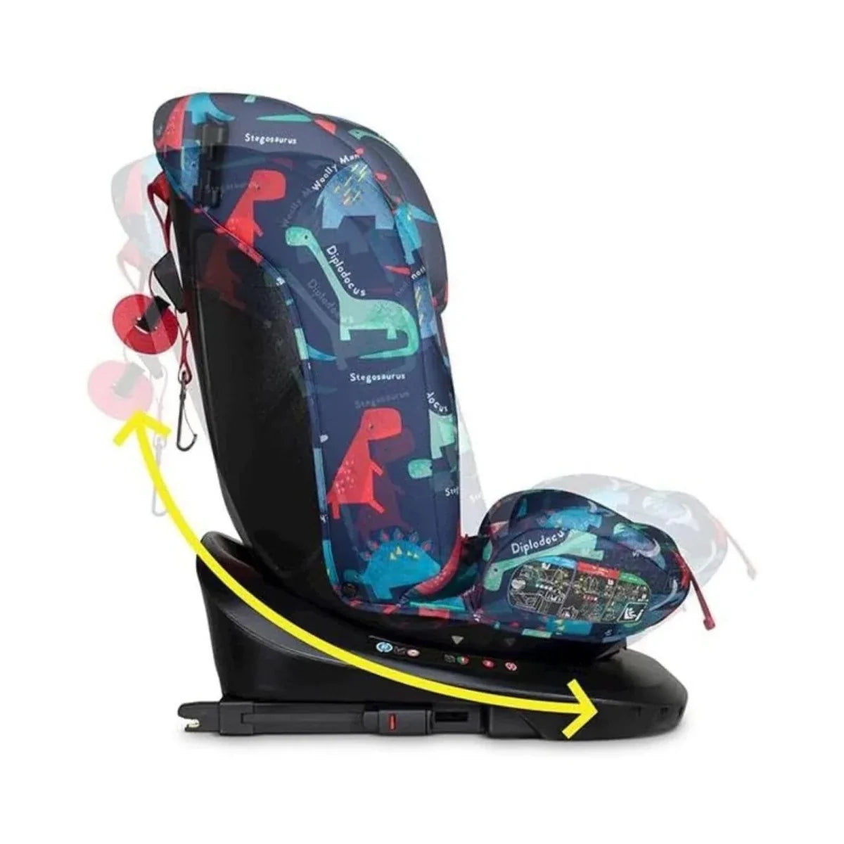 Cosatto Get Set Grow i-Size 360 Car Seat - D Is For Dino