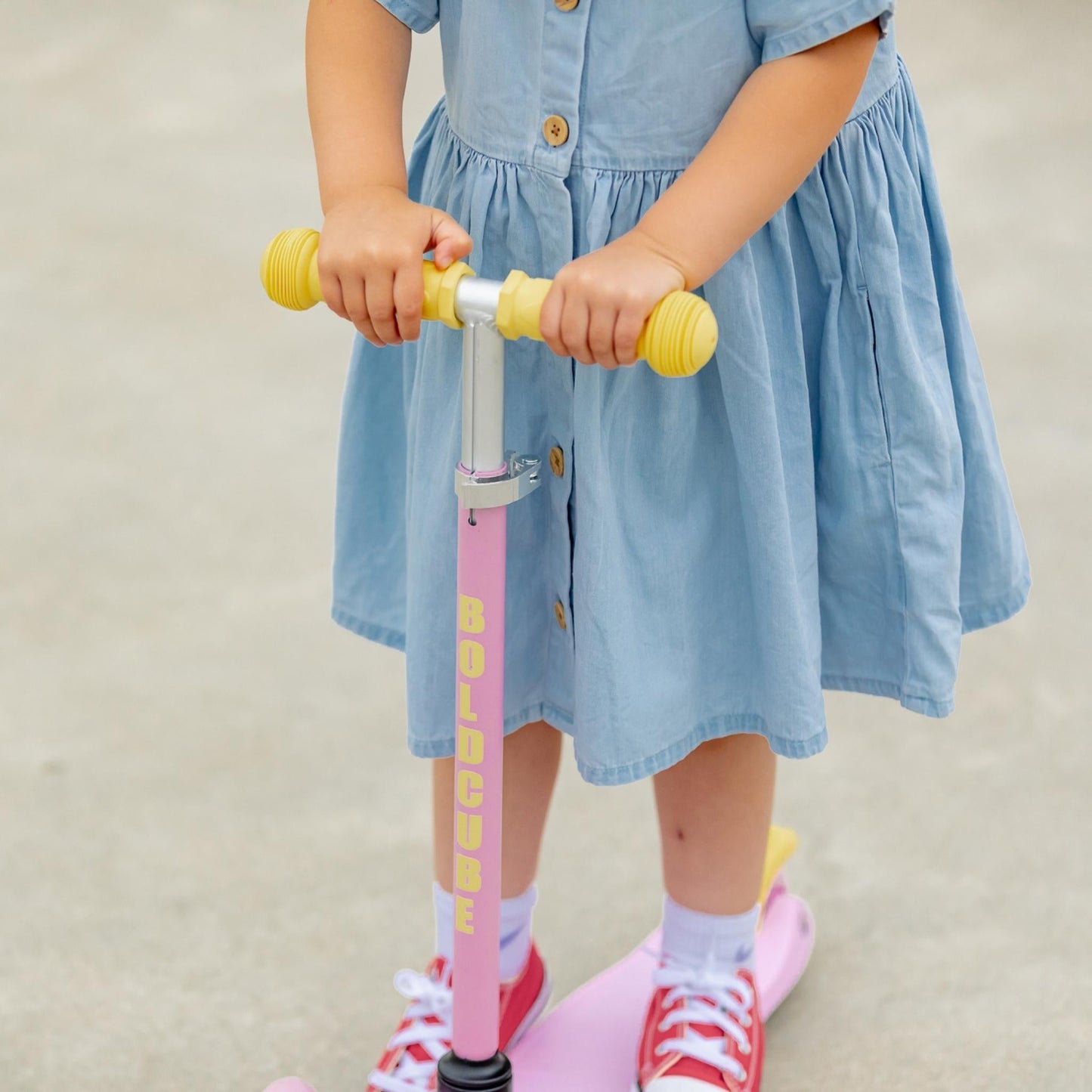 Pink & Yellow - Teeny 3 Wheel Scooter