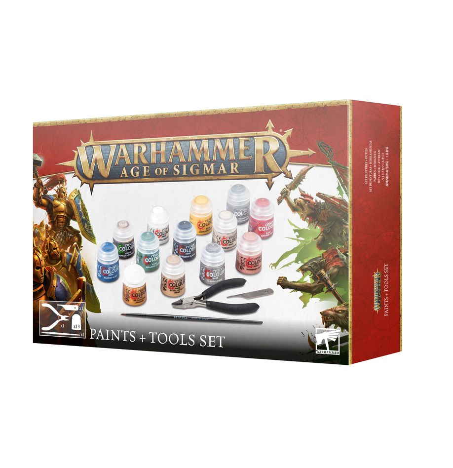 AGE OF SIGMAR PAINTS+TOOLS