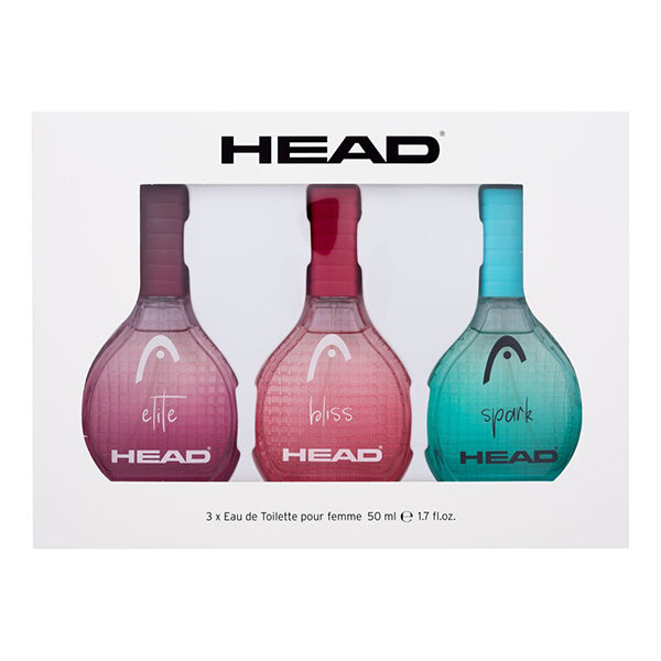 Head Women Gift Set: Bliss EDT 50ml - EliteEDT 50ml - Spark EDT 50ml Women's Fragrance