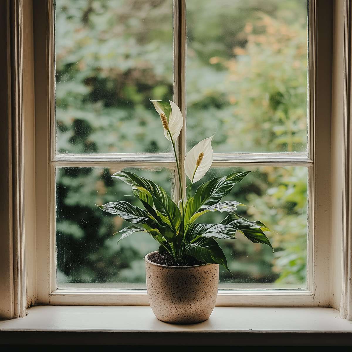 Peace lilly - 4 pcs. - Spathiphyllum 'Lima' - Height 60-75cm - ⌀17cm