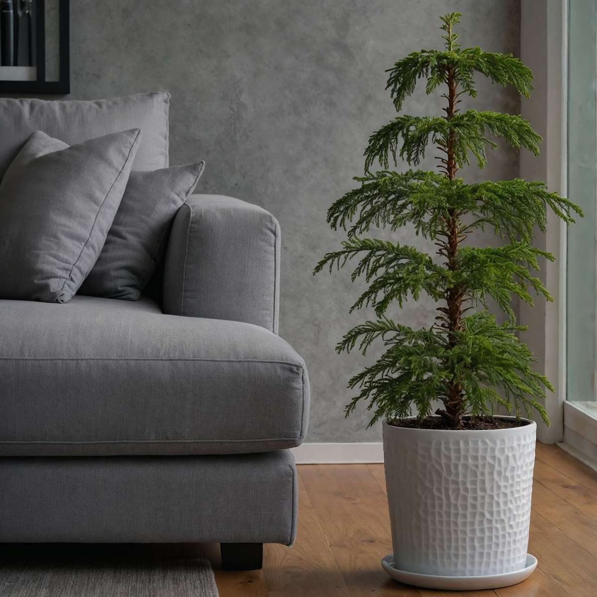 Norfolk Island Pine - Araucaria heterophylla - Height 70-80cm - ⌀21cm