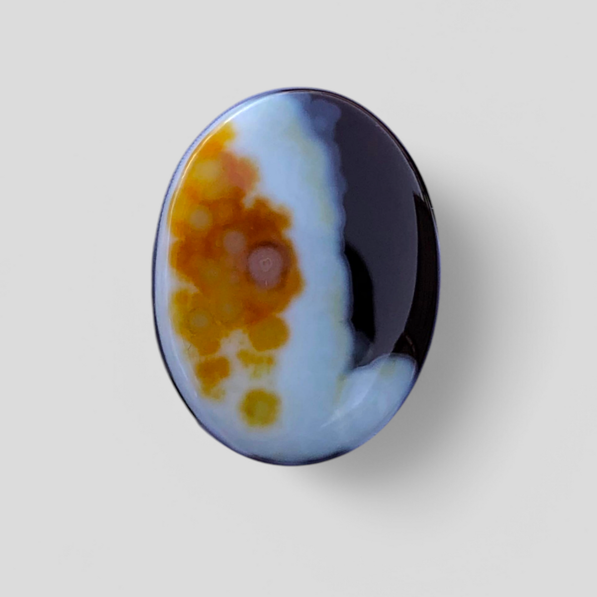 19ct Agate Cabochon - Sulaimani Aqeeq  - 22 x 16mm