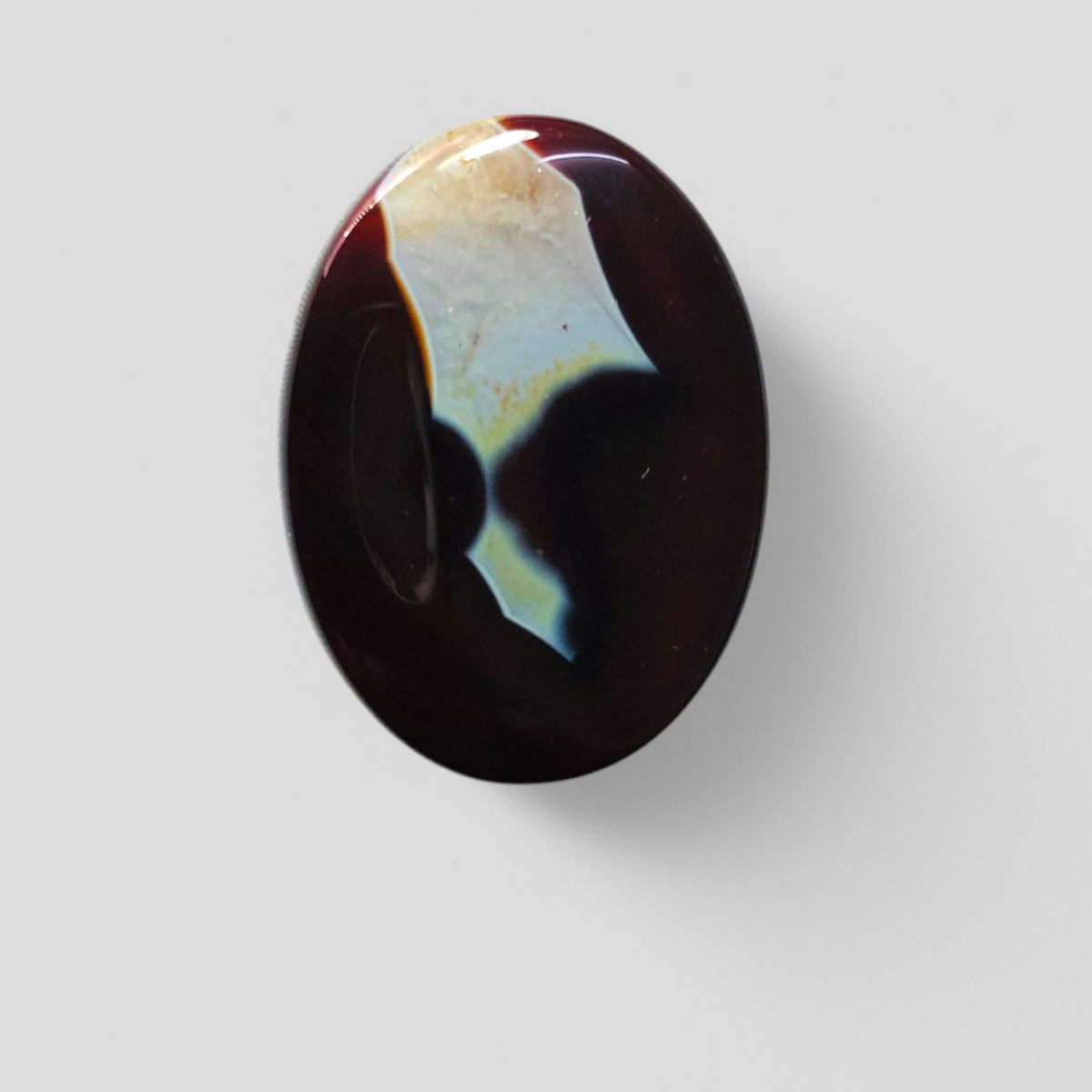 29ct Agate Cabochon - Sulaimani Aqeeq  - 28 x 21mm