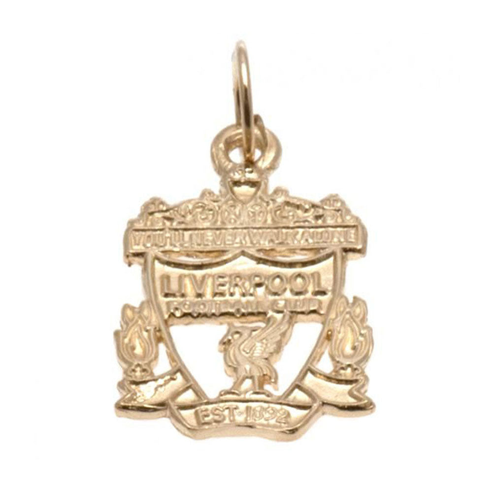 Liverpool FC Small Pendant Crest in 9ct Gold