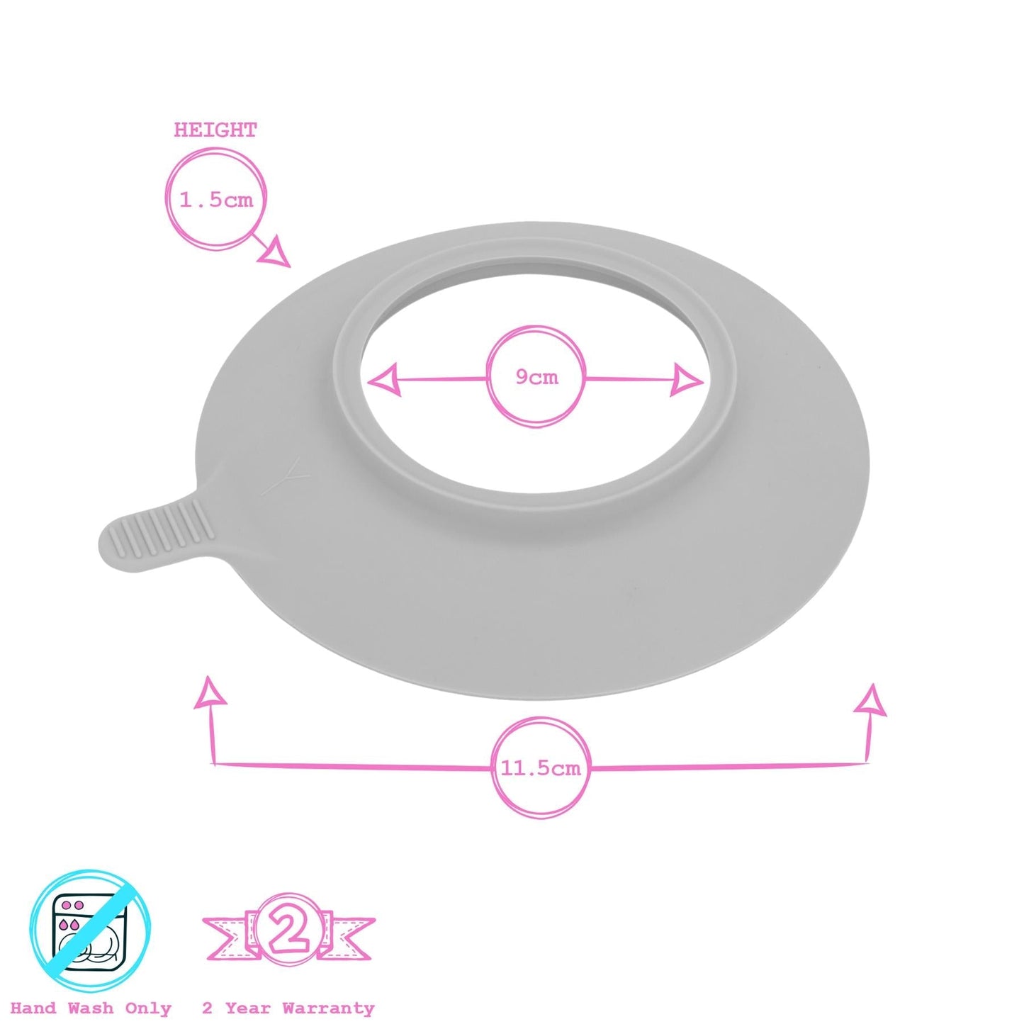 Children's Bamboo Bowl Suction Cup