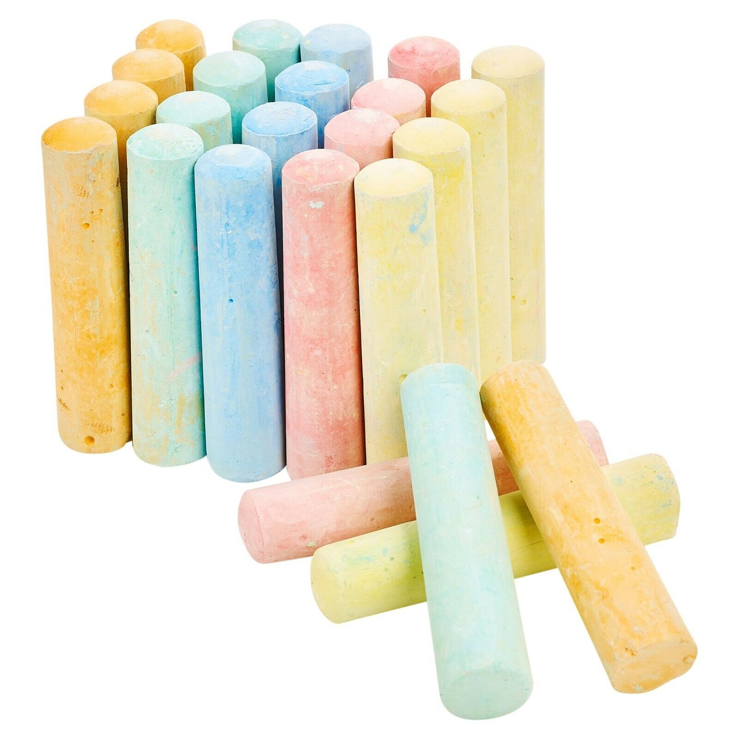 15 or 54 Piece Coloured Chalk Set Pavement Blackboard Children'S Gift Pub in Box
