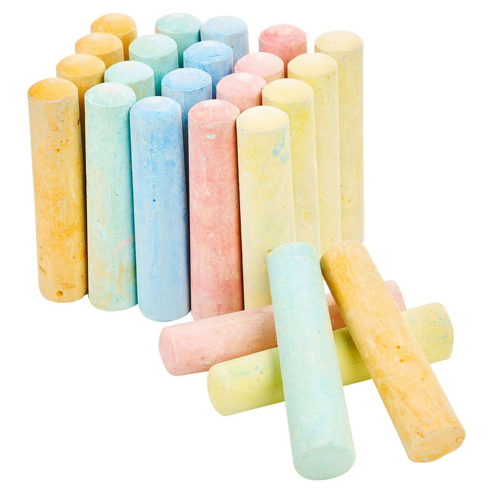 15 or 54 Piece Coloured Chalk Set Pavement Blackboard Children'S Gift Pub in Box