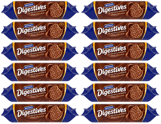 12 x Mcvities Milk Chocolate Digestives - 400GM