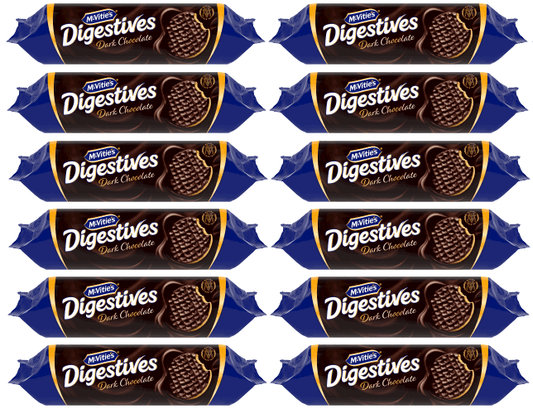 12 x Mcvities Dark Chocolate Digestives  - 400GM