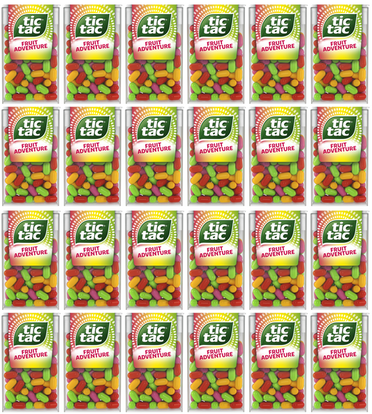 24 X Tic Tac Fruit Mix T100