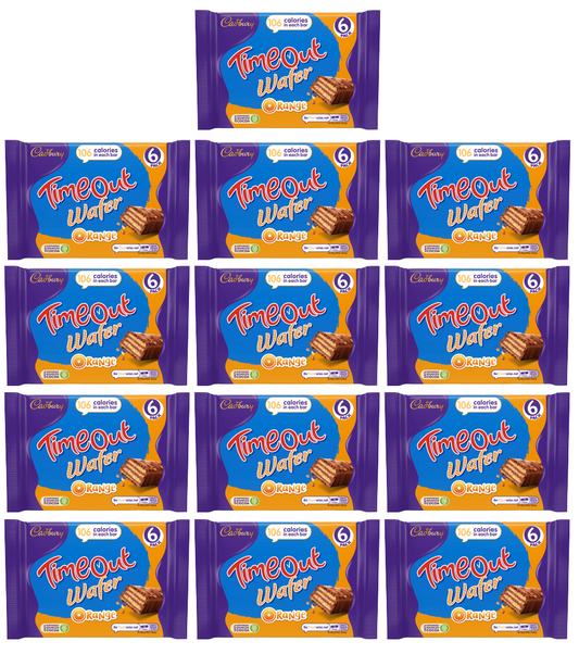 13 x Timeout Multipack Orange 6Pk - 121GM