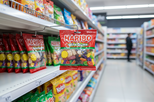 30 x Haribo Wine Gums - 140GM