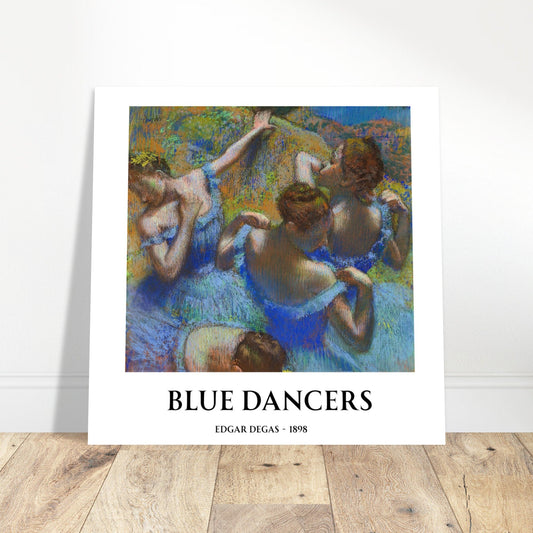 Blue Dancers by Edgar Degas – Classical Impressionist Wall Art