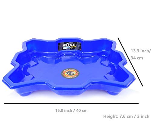 17Tek Bey Stadium Battle Arena – Spinning Top Battle Ground (Blue)