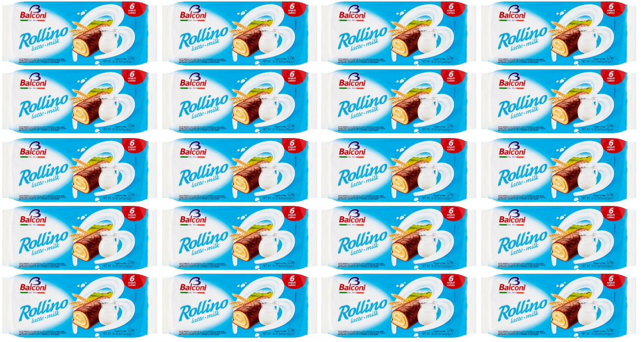 20 X Balconi Rollino Latte  6PK