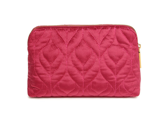 Alice Wheeler Velvet Make Up Bag (Available in Fig & Lime Green)