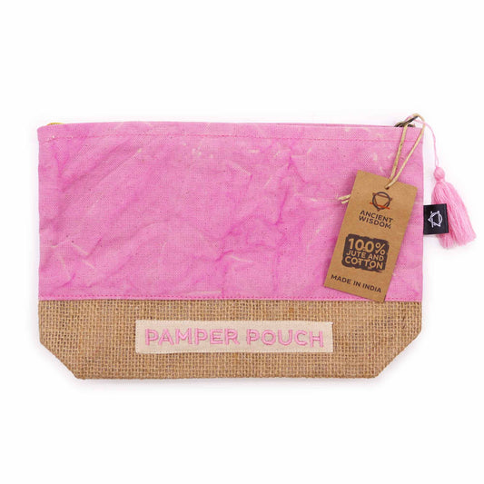 Pink & Purple Pamper Pouch -  Stonewash