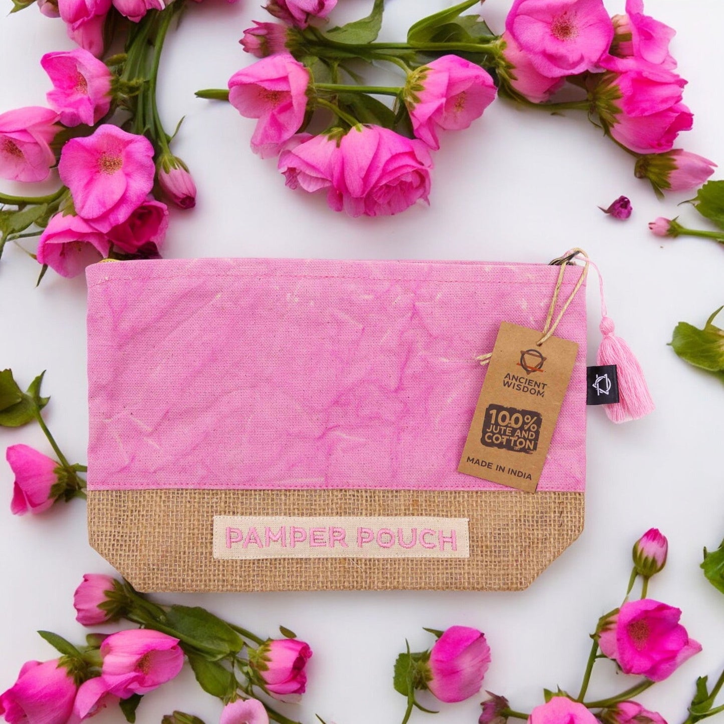 Pink & Purple Pamper Pouch -  Stonewash
