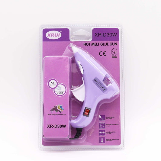 Xrui 30W Mini Hot Glue Gun Hobby (UK plug)  - for 7mm sticks