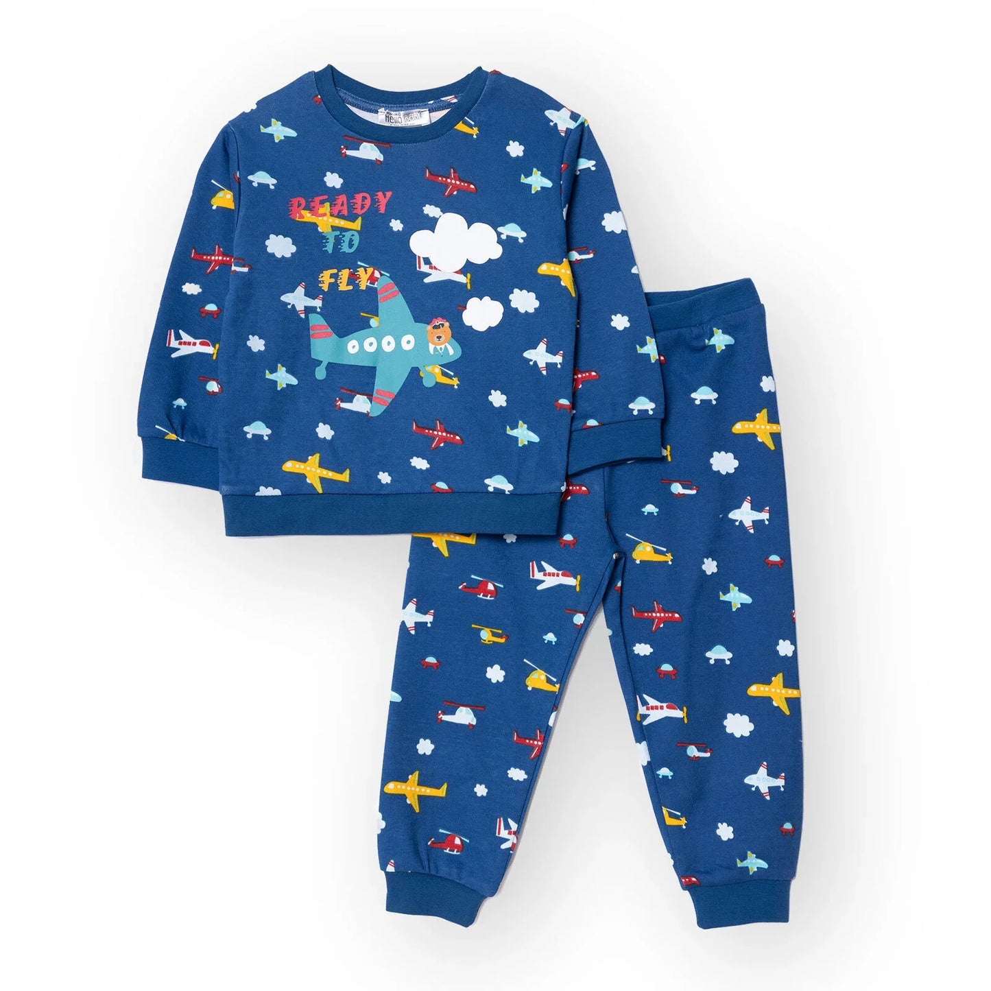 HelloBaby Jogging Set - Navy Blue