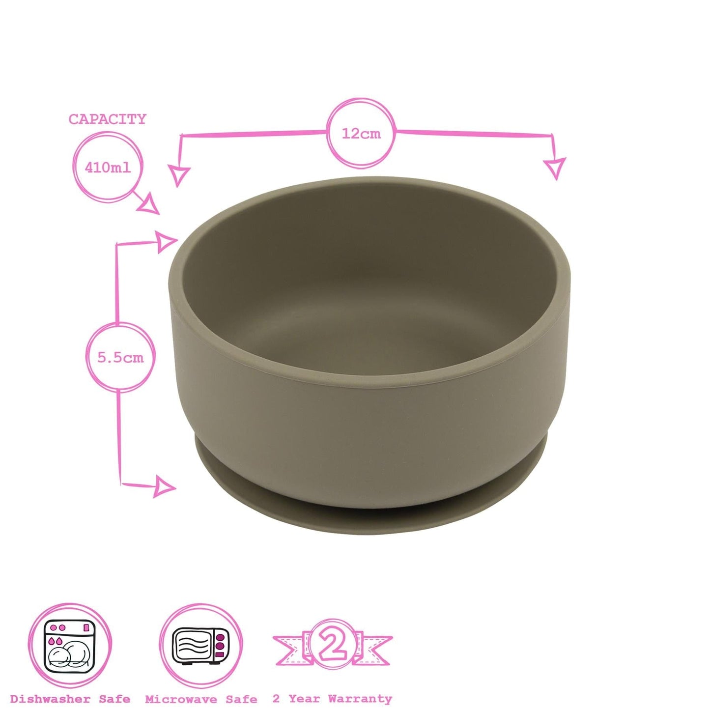 Baby Silicone Suction Bowl