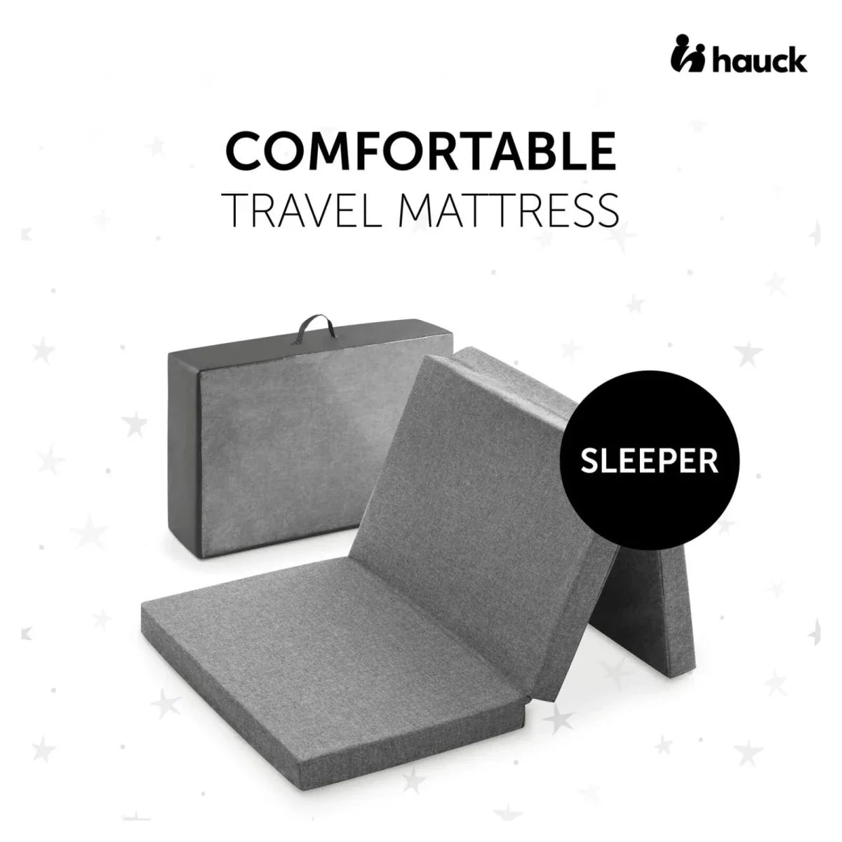 Hauck Sleeper Travel Cot Mattress 120 x 60cm - Navy