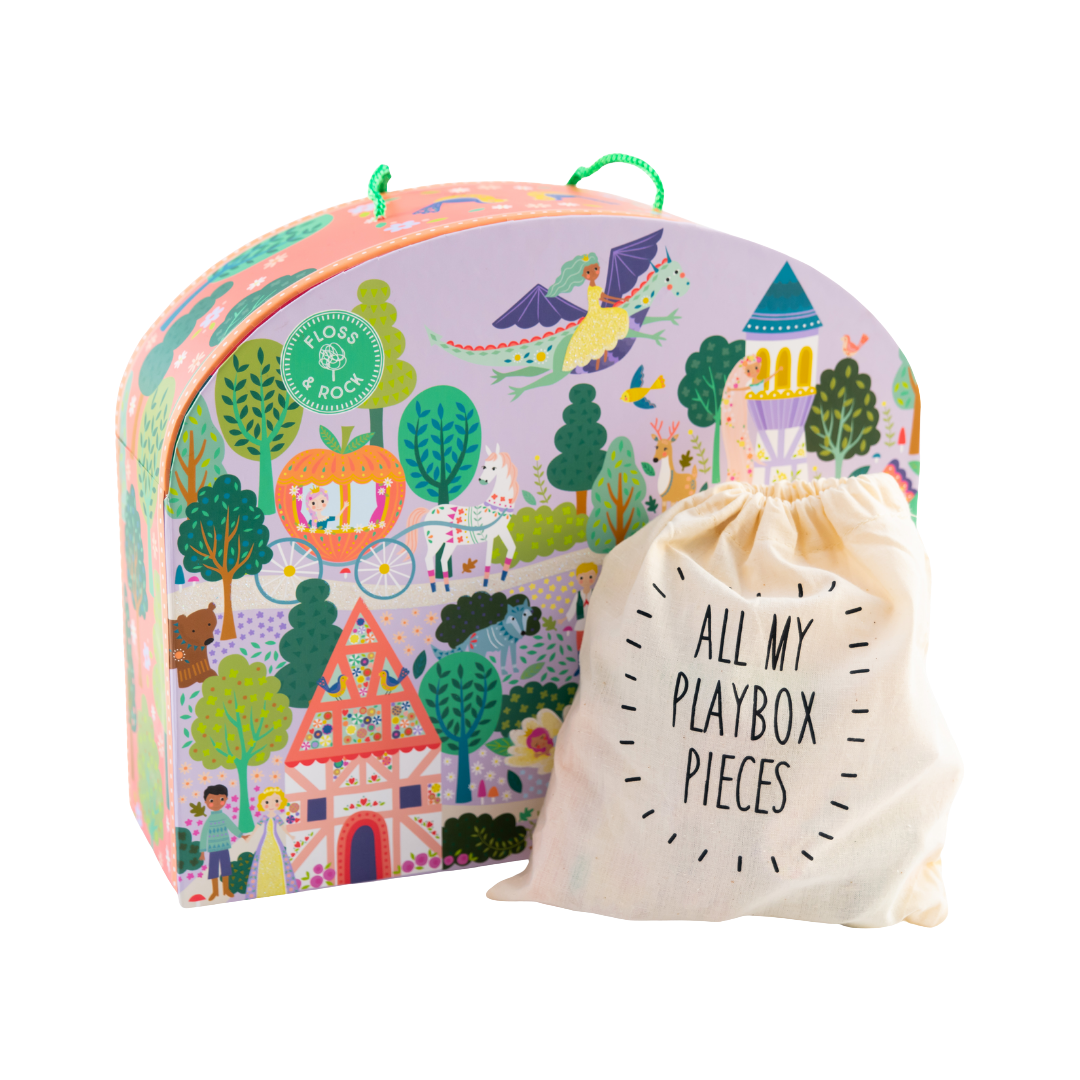 Playbox With Wooden Pieces - Fairy Tale