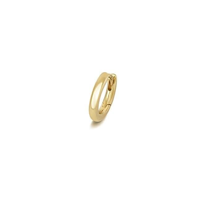 18ct Gold Cartilage Earring Solid Round Tube ESQ2003