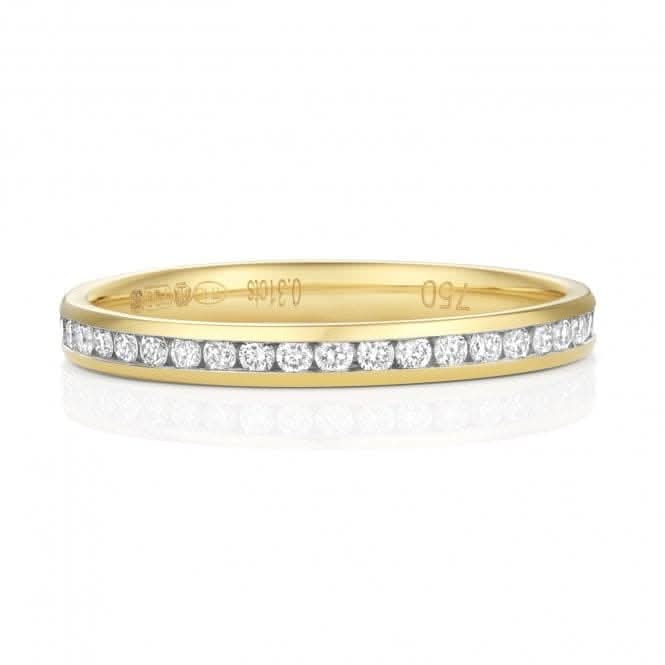 Wedding Band 18ct Gold Diamond Eternity Ring WQ227/I