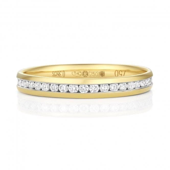 Wedding Band 18ct Gold Diamond Eternity Ring WQ229/I