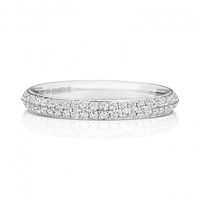 Wedding Band 18ct Gold Diamond Full Eternity Ring WQ252W