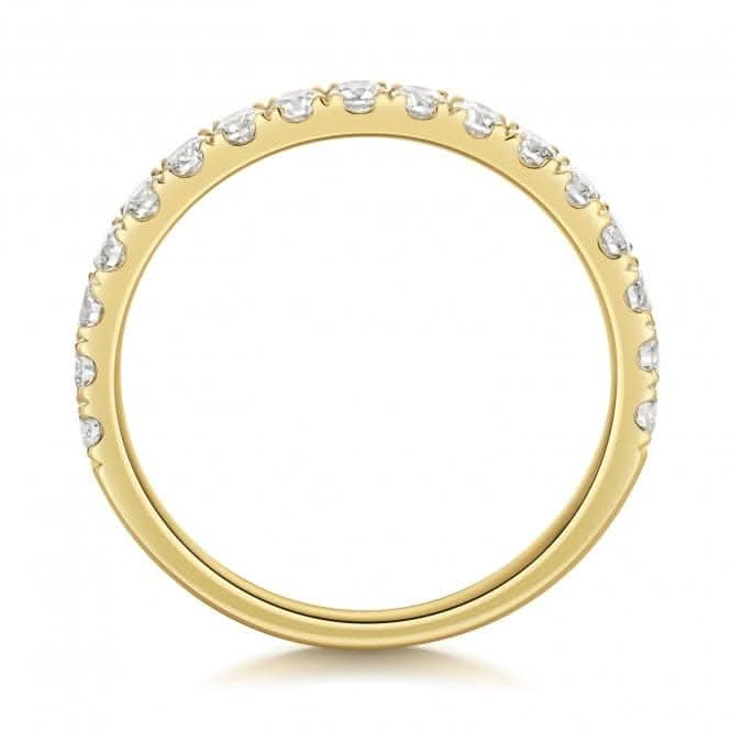 Wedding Band 18ct Gold Diamond Half Eternity Ring WQ253/I