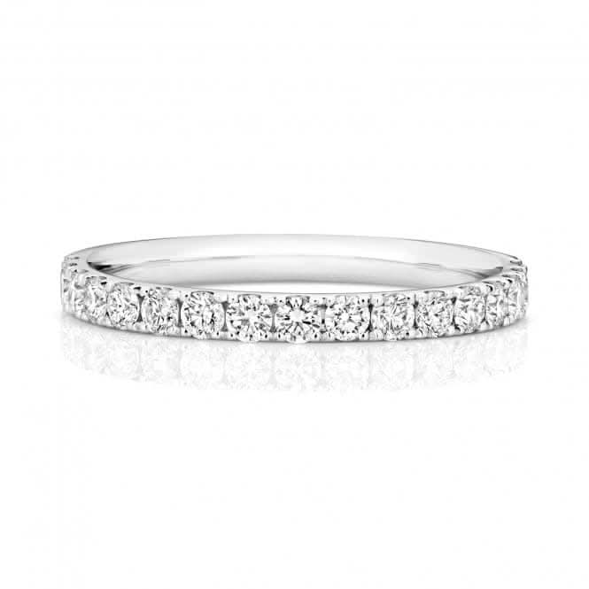 Wedding Band  18ct Gold Diamond Half Eternity Ring WQ253W/I