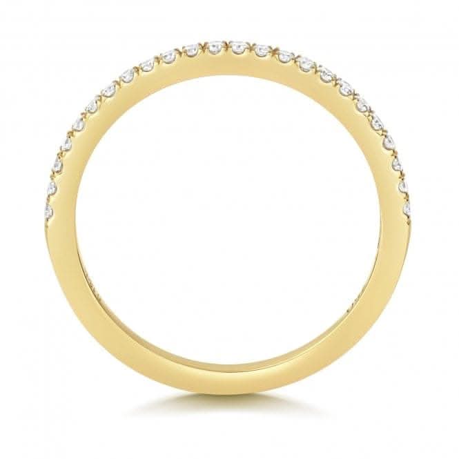 Wedding Band 18ct Gold Diamond Half Eternity Ring WQ276/I
